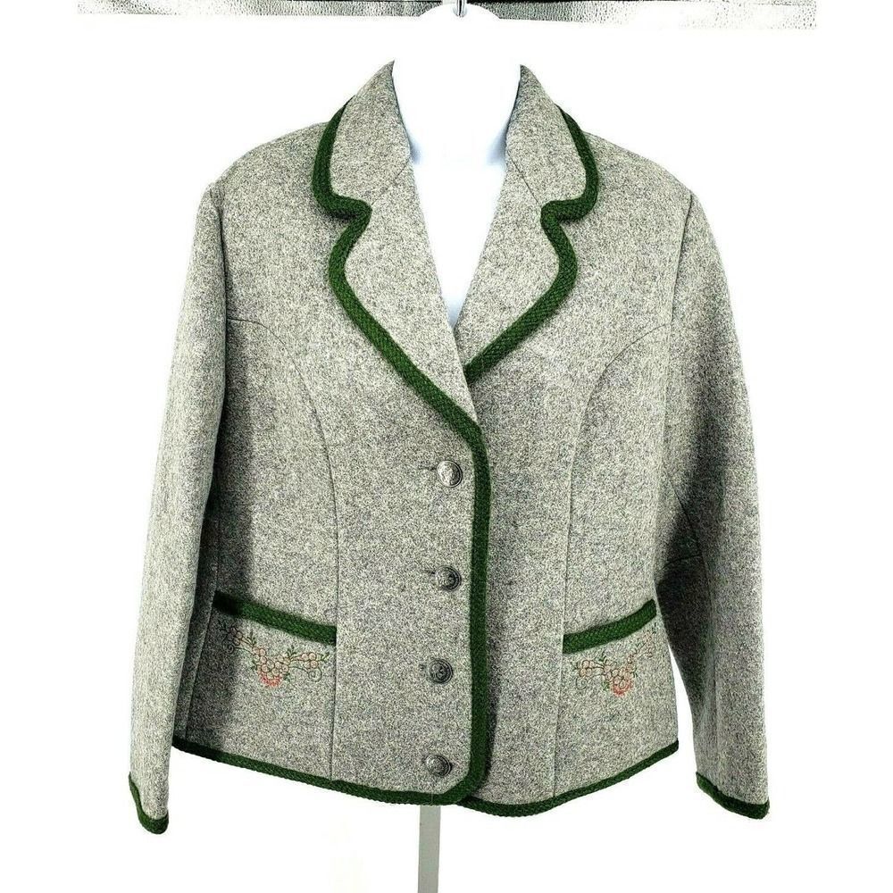 Gu-Tra‎ Austria Jacket Blazer Wool Academia